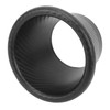 Turbo Air Intake Pipe Funnel Kit Universal Rubber Carbon Fiber