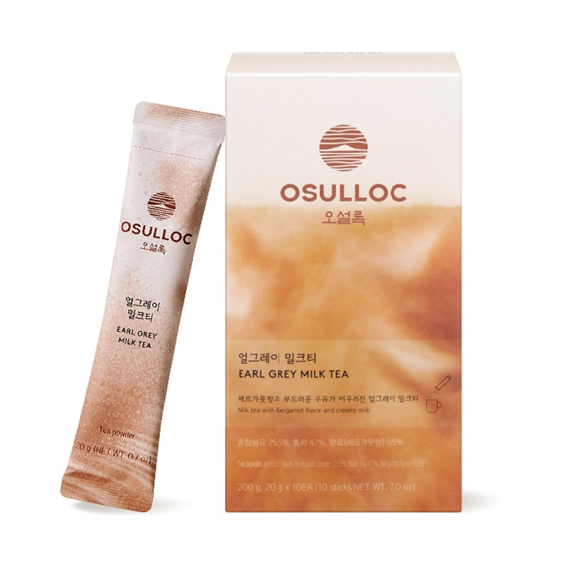 O'sulloc [오설록]얼그레이 밀크티 10입 (원산지:상세설명참조) [Osulloc] Earl Grey Milk Tea