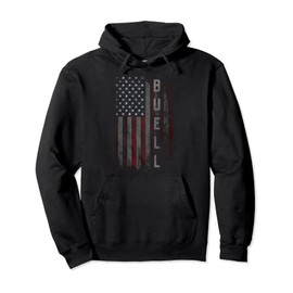 Buell Family American Flag T-shirt Gift For Men Pullover Hoodie