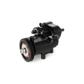 LCX 1/10th RC Crawler Car CNC Machined Aluminum Transmission Complete Gearbox for TRX4 TRX6, Upgrades Parts Accessories