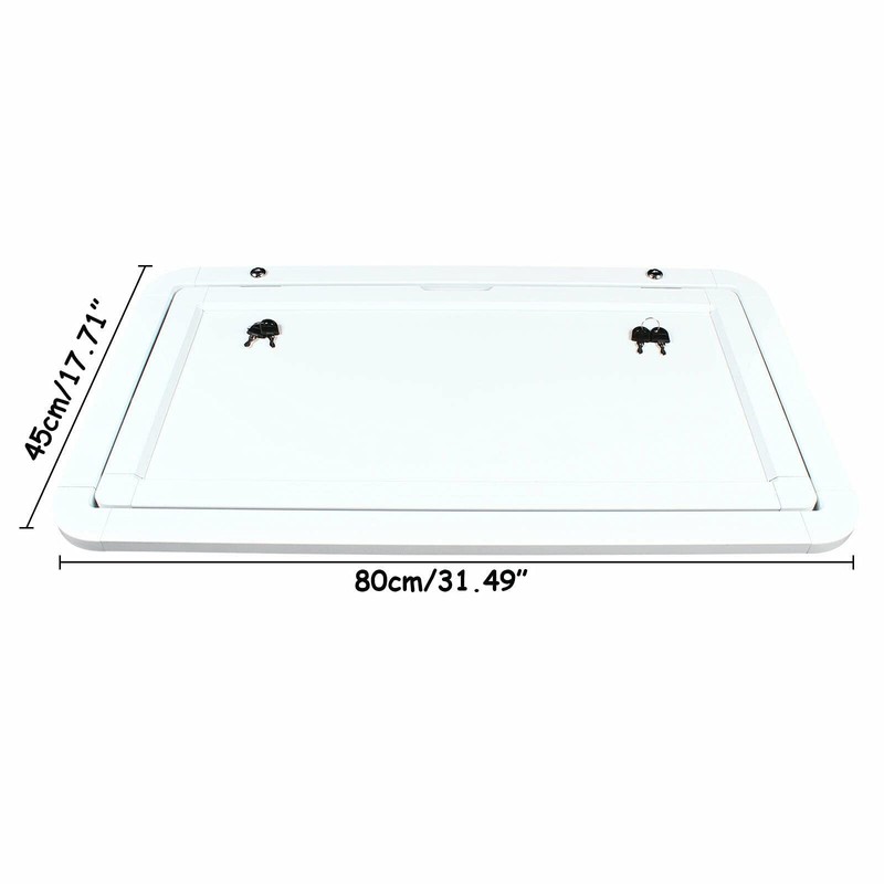 kunghei 31.5" White- Wall Mount Folding Table Caravan RV Flip