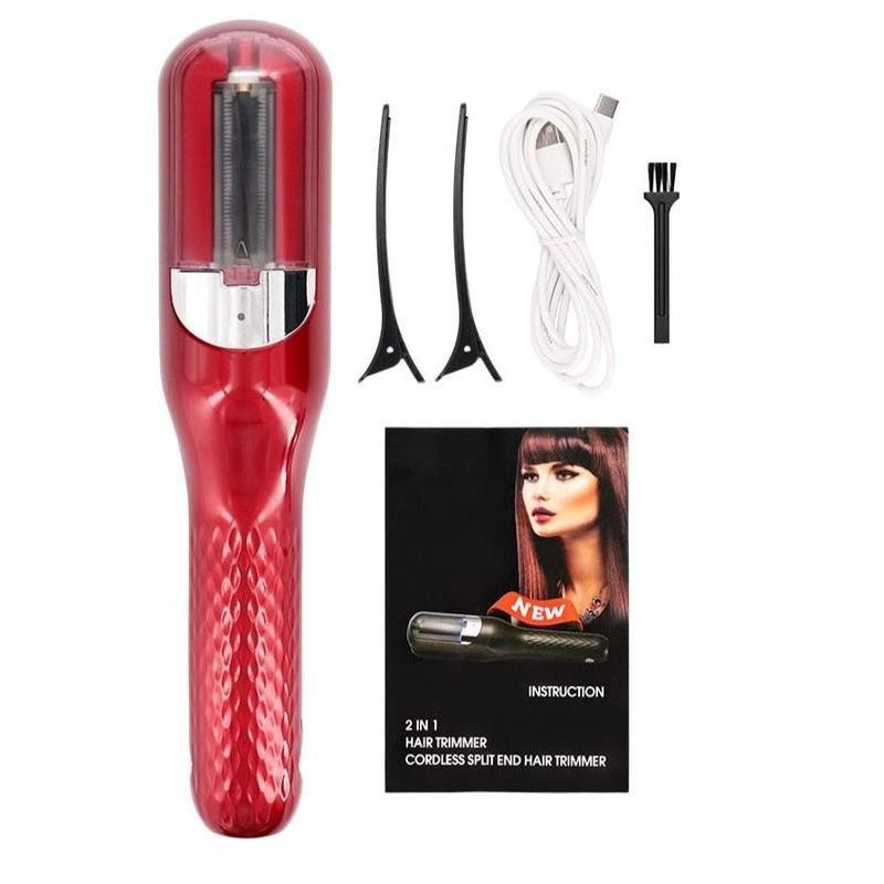[Wavy Chic] Cordless Split End Trimmer - Repair and CareSystem:_Black
