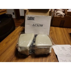 Labtec New Labtec Computer Speakers LCS-150 w/ cables Optional AC adapter NOT INCLUDED