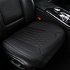 BWTJF Black Car Seat Cover 2 Pack, Universal Leather Front