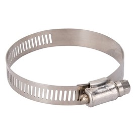 Rocky Mountain Goods Heavy Duty Stainless Steel Hose Clamp - Clamp Range is 2 1/16" x 3" - (No. 40) - 1/2" Band Width - Worm Drive Hose Clamp - Stainless Steel Screw (1)