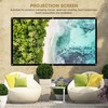 Portable HD Projector Screen 16: 9 Film Screen without Folds,