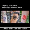 Sniggle Sloth Wine Time Cheese Temporary Tattoo Water Resistant Fake