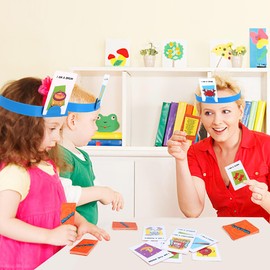 WDEC Guess Who? Guess Who Game, Picture Guessing Board Game, Guess What's Am I, Funny Board Game For Friends And Family, Card Games for Families and Kids Aged 6 and up