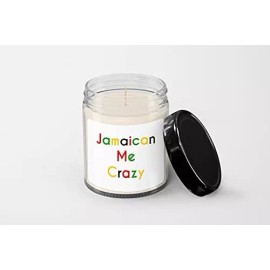 SpreadPassion Jamaican Me Crazy Candle - Soy Wax Candle - Hand Poured Candle