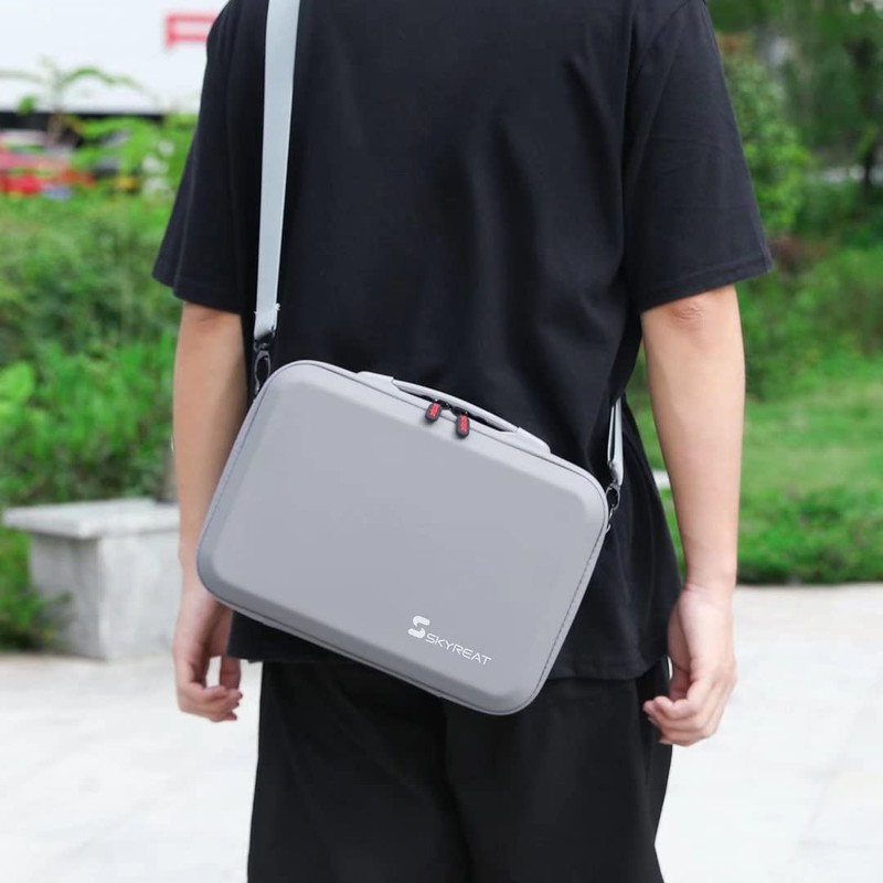 SKYREAT Mini 3/Mini 3 Pro RC Case,Portable PU Leather Storage