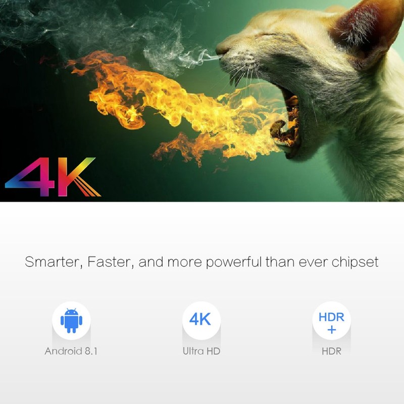 S905X TF Card U Disk HDMI 2.1 Smart TV Box