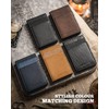 DUGRAFT Slim Card Holder for Men with Aluminum POP UP