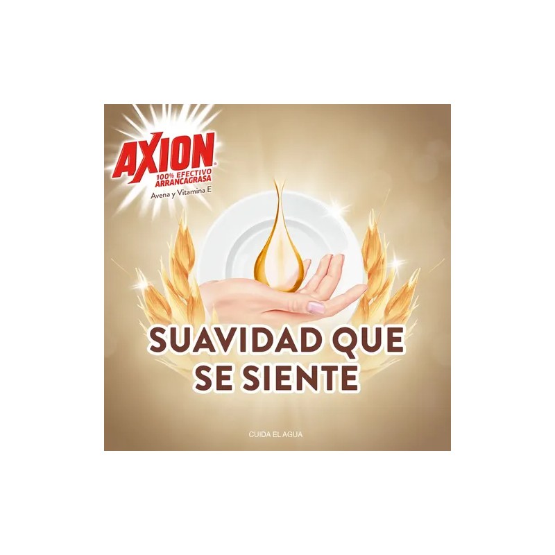 Lavatrastes líquido Axion avena con vitamina E 640ml