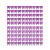 Tomauto 100 Pack 3 AMP ATC/ATO STANDARD Regular FUSE BLADE