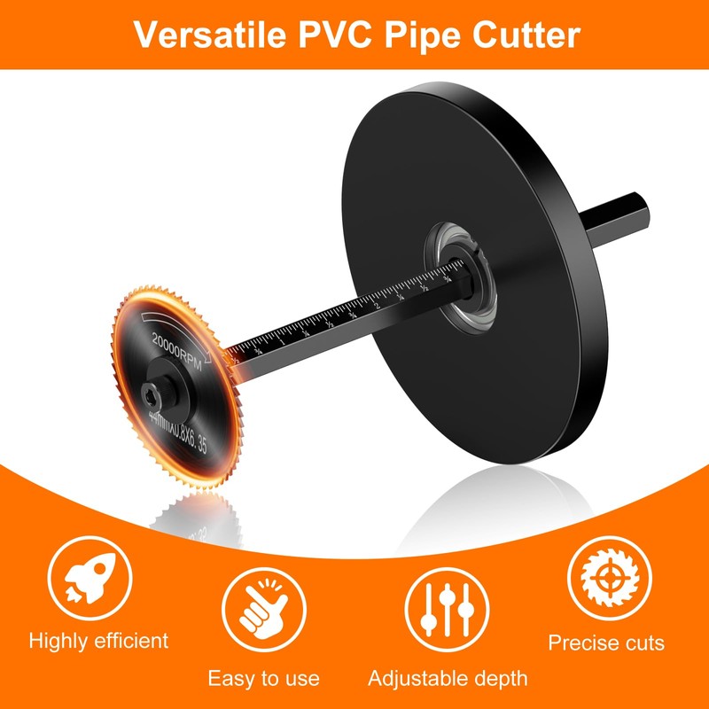 Inside Pipe Cutter for PVC Pipe, Cutter Tool Set with