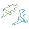 100 Pcs Shaped Paper Clips Hippo Dinosaur Shape Metal Cute