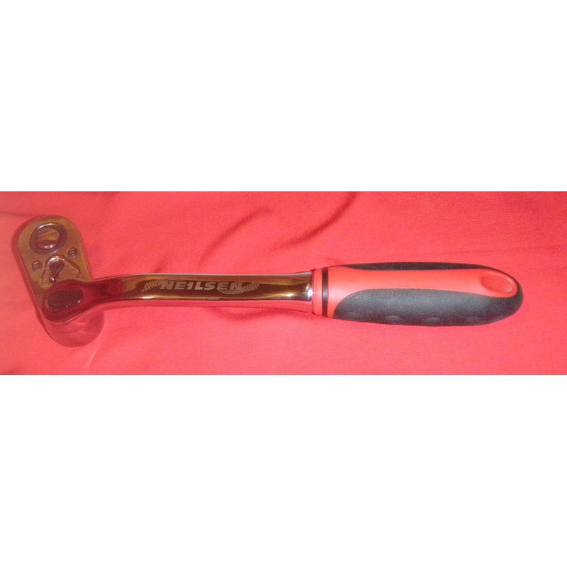 Neilsen Professional Adjustable Angle Ratchet Handle, 1/2" Drive, Rotating