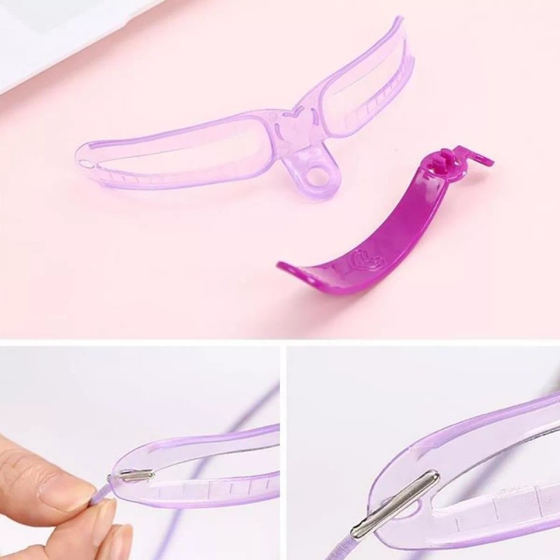 Universo en Linea Kit 8 Plantillas Delineador De Ceja Maquillaje