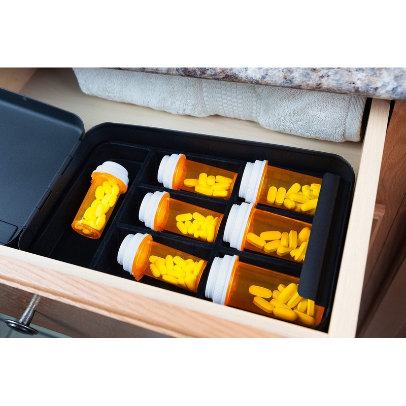 Medication Drawer Safe (Key Lock, 11-3/4" L x 7" W