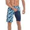 LRD Men's Swim Trunks with Compression Liner 9 Inch Inseam