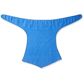 Kajimeiku Sweat Towel Head Cap, Solid Color, Towel Head Cap, blue (sky blue)