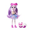 Enchantimals Glam Party HNT58 Pemma Panda Doll with Best Animal