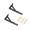 Emuca - 303mm Folding Shelf Brackets Set of 2 Shelf