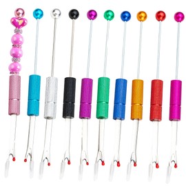 10 Packs Beadable Thread Cutter Seam Rippers for Sewing Metal Embroidery Removal Tool Beaded Tag Remover for DIY Craft (10 Colors)
