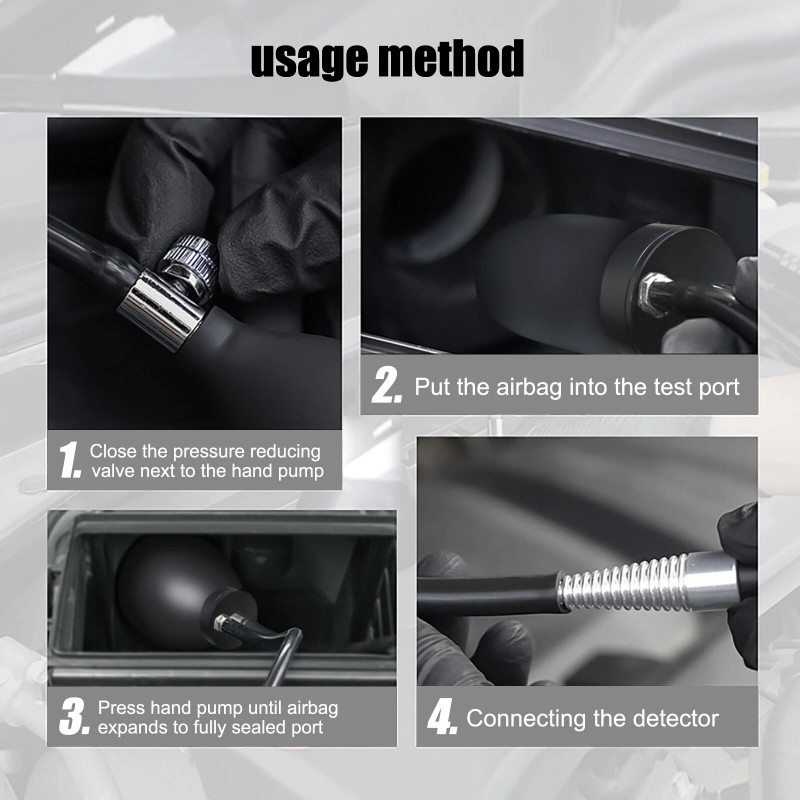 Bladder Adapter Universal Large Openings Automotive Smoke Machine EVAP Test