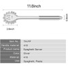 HZXSDEG Pasta Fork, Pasta Spoon, Spaghetti Sever, Durable Stainless Steel