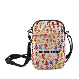 MNIGIU Horror Movie Lover Gift You Can't Escape Crossbody Bag Horror Game Inspired Shoulder Bag Horror Killer Merch