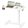 VASAGLE Overbed Table with Wheels, Mobile Standing Computer Desk, 27.6