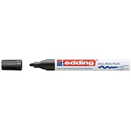 Edding 780 Fine Gloss Paint Marker 0.8 mm Economy Pack. Customisable, Black