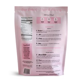NOWHERE BAKERY Vegan Gluten Free Paleo Chocolate Chip Cookie Baking Mix (Makes 15 cookies) - Allergen Friendly, Nut Free No Refined Sugar 11 OZ Bag