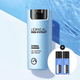 로레알파리 맨 엑스퍼트 이드라 파워 오일 컨트롤 젤 크림 50ml+올인원22ml(랜덤) 2개 Man Expert Hydra Power Oil Control Gel Cream 50ml + All-in-One 22ml (Random) 2 Pieces