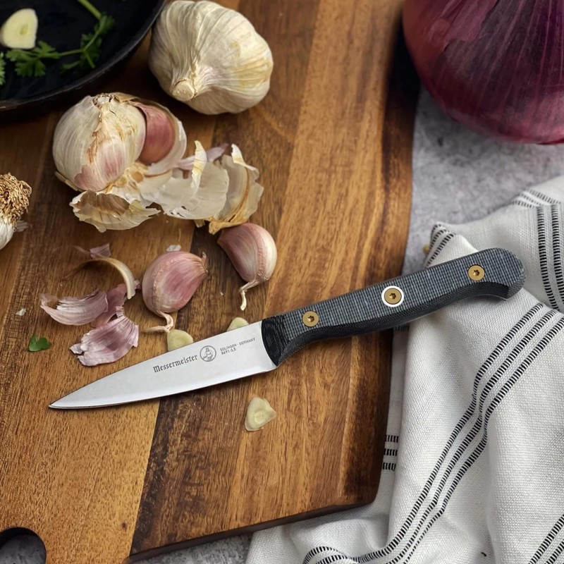 Messermeister Custom 3.5” Paring Knife, Terra Red - X50 German