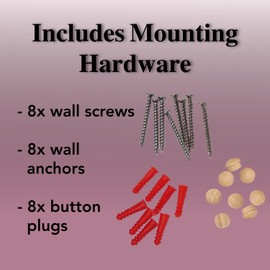 Phoenix Millwork Traditional Rubberwood Brackets, 3.5"W x 7"D x 9"H (1 Count), 5 Lb. Capacity | Unfinished Wooden Corbel for DIY Home Decor | Pre-Drilled Countersunk Shelf Bracket w/ Install Hardware