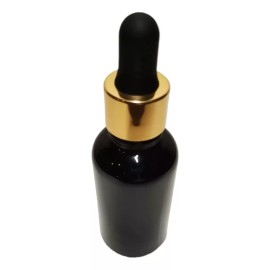 Meliars Gotero 30 Ml Frasco Negro Bulbo Dorado/negro + Pomaderas Amb