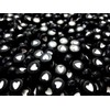 500pcs Heart Beads Round Flat Black 7mm Craft Material Huey