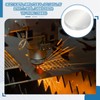 PATIKIL 6061 Aluminum Disc 1pc 3.9x1/2" Round Flat Plain Aluminum