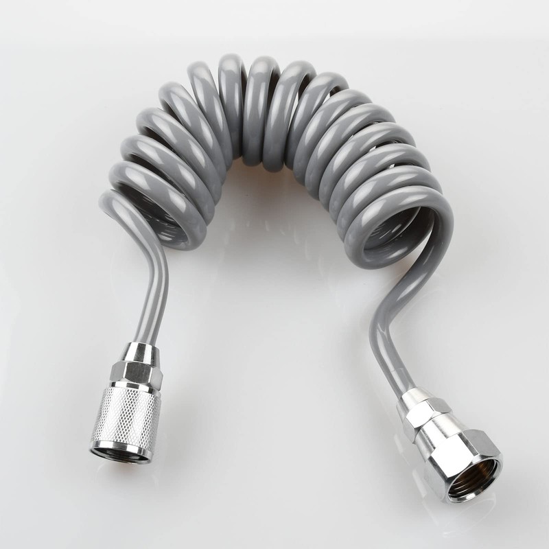 Long Coiled Shower Hose 15 ft, Biveah ABS Shower Spring