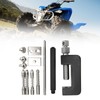 Chain Breaker Chain Rivet Tool Set, 12 Pieces Universal Motorcycle