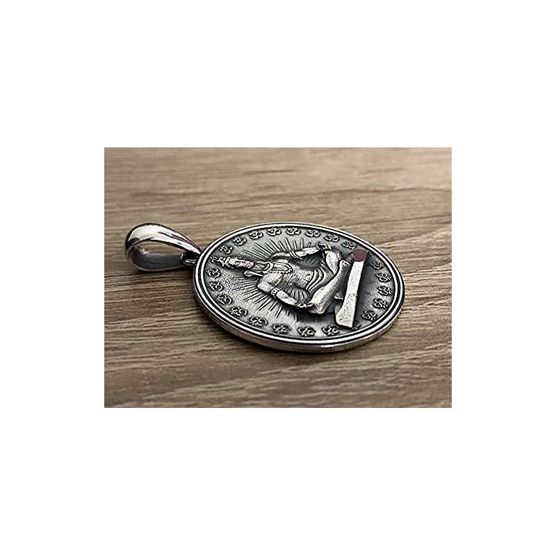 Shiva Yoga Aum Om Ohm Symbol Pendant 925 Sterling Silver