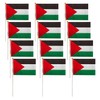 12 Pieces Small Palestinian Flags 5.5 x 8.25 Inch Palestinian