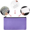 1 Pcs Money Bag with Zipper, 11x6 Inches Cash Wallet,