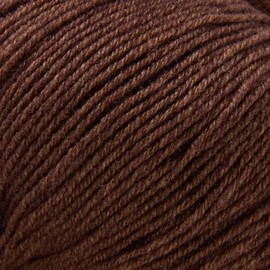 Gisimo 100% Inner Mongolian Cashmere Yarn, 6-Ply Luxurious and Soft Yarn for Hand Knitting & Crocheting (Coffee,3 Balls)