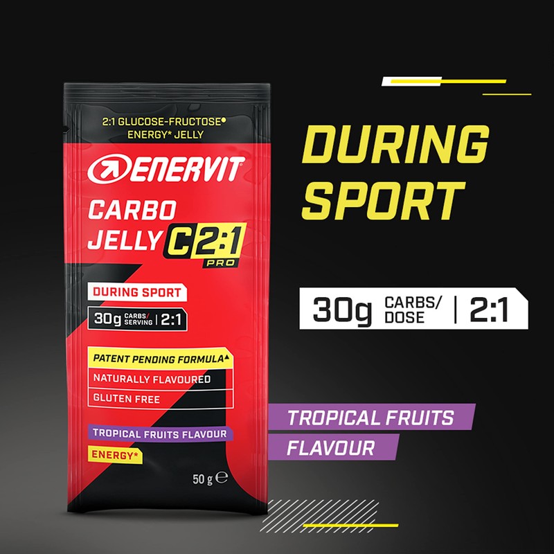 Enervit C2:1PRO Carbo Jelly (Tropical Fruits, Single Sachet)