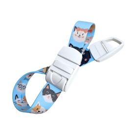 Rolseley Medizinisches Tourniquet mit blauem Cartoon-Katzen-Muster mit ABS-Kunststoff-Schnalle, latexfrei, elastisches Band, perfekt für Ärzte, Krankenschwestern, Studenten und Sanitäter