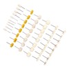 50Pcs Wool Felt Mandrel Mounted Grinding Polishing Wheel Buffing Wheel