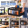 4-Piece 3D Printer Filament Storage Box Set for Spool Organization